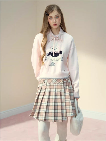 Preppy Bunny Diary Sweater
