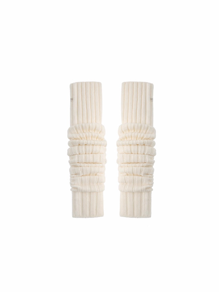 Over-the-Knee Wool Blend Ribbed Warm Leg Socks