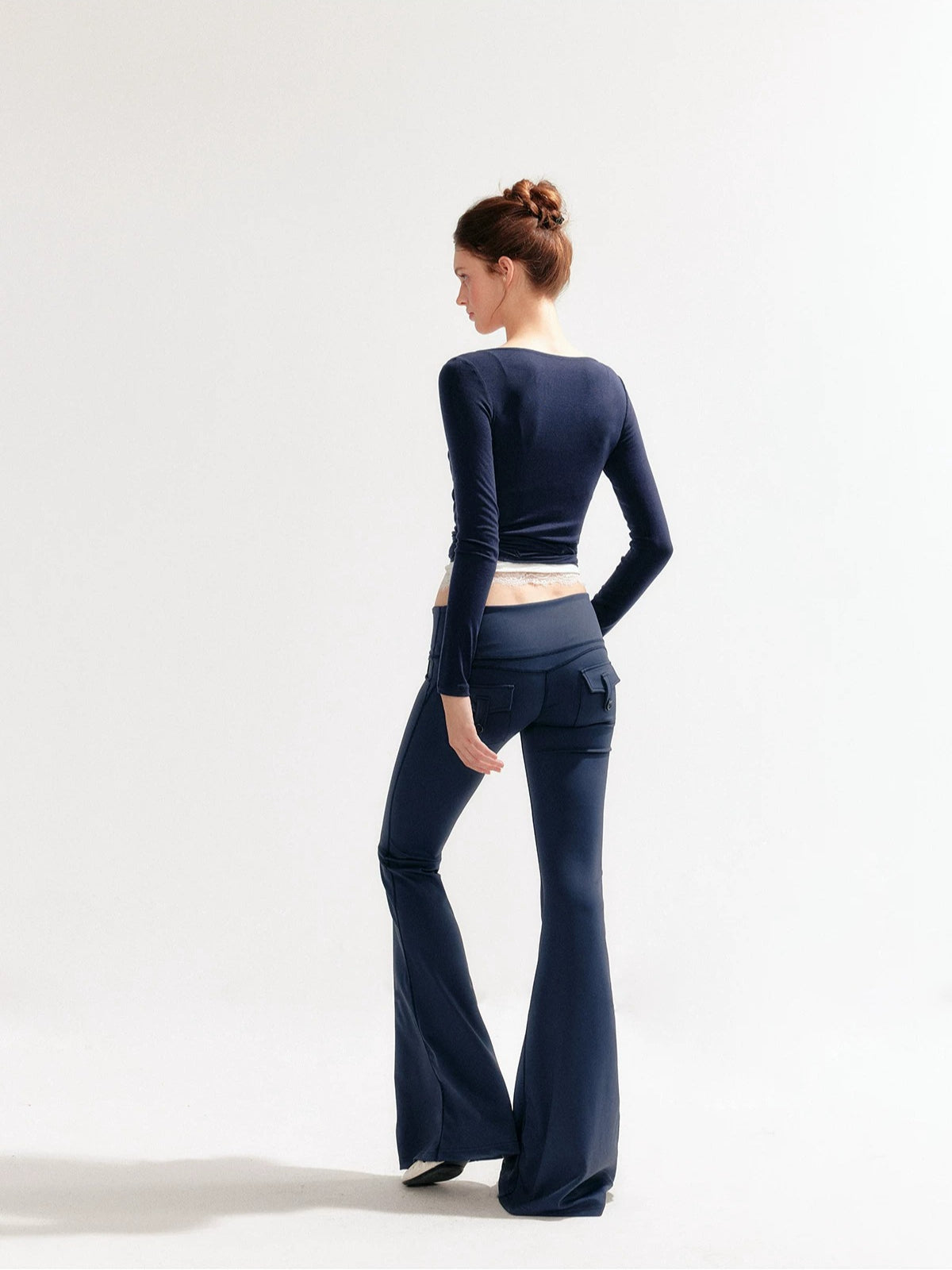 Low Waist Flared Yoga Pants