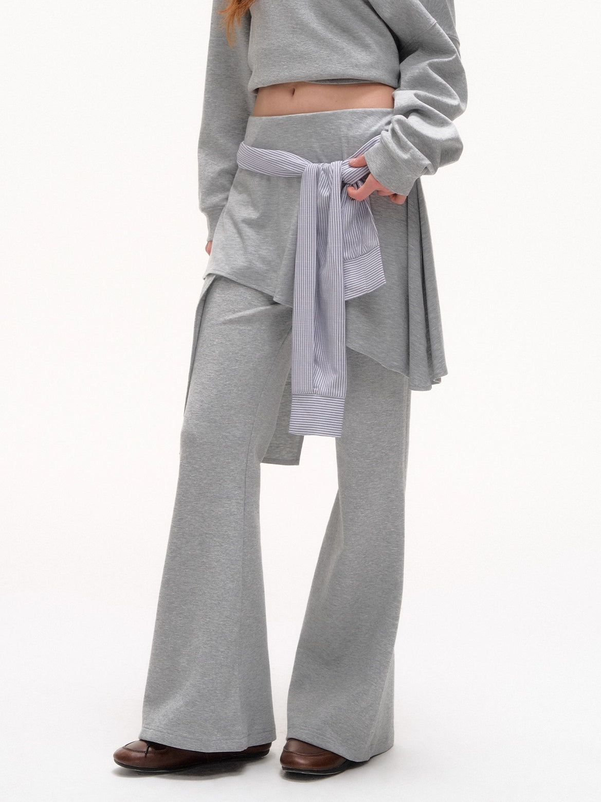 Striped Slouchy Hoodie Set