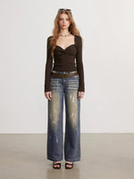 Twist Square-Neck Top