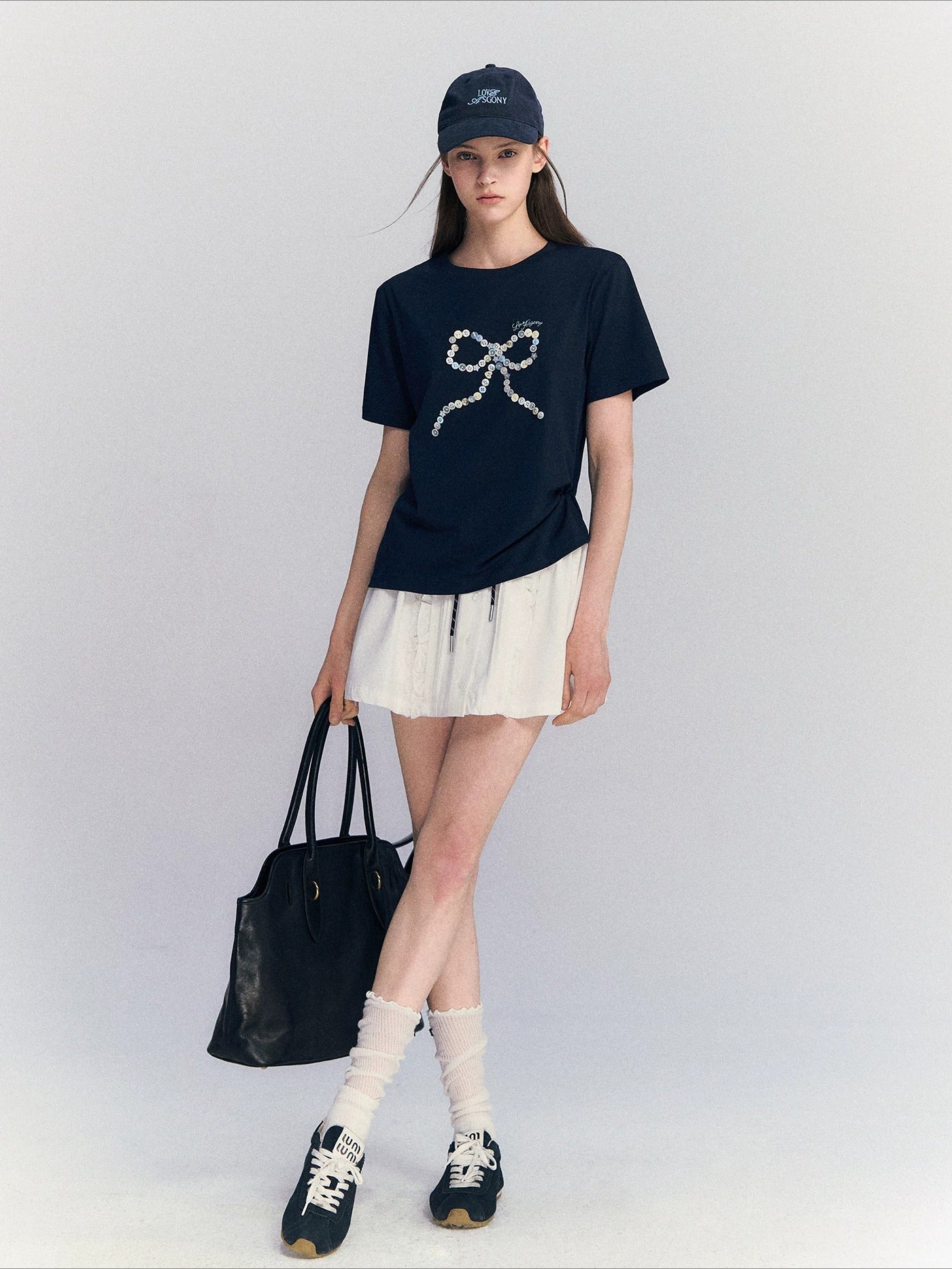 Bow Embroidery T-shirt
