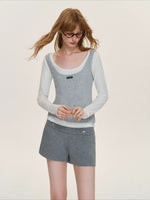 Napoleon Button Low Rise Shorts