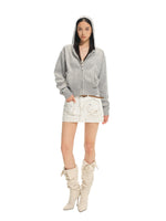 Starry Gradient Crystal Knit Cardigan