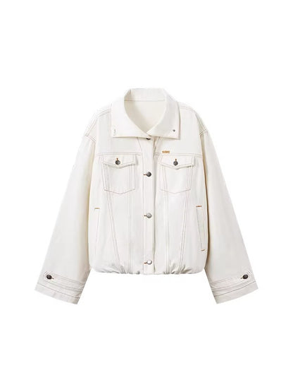 Equestrian Relaxed Denim Jacket