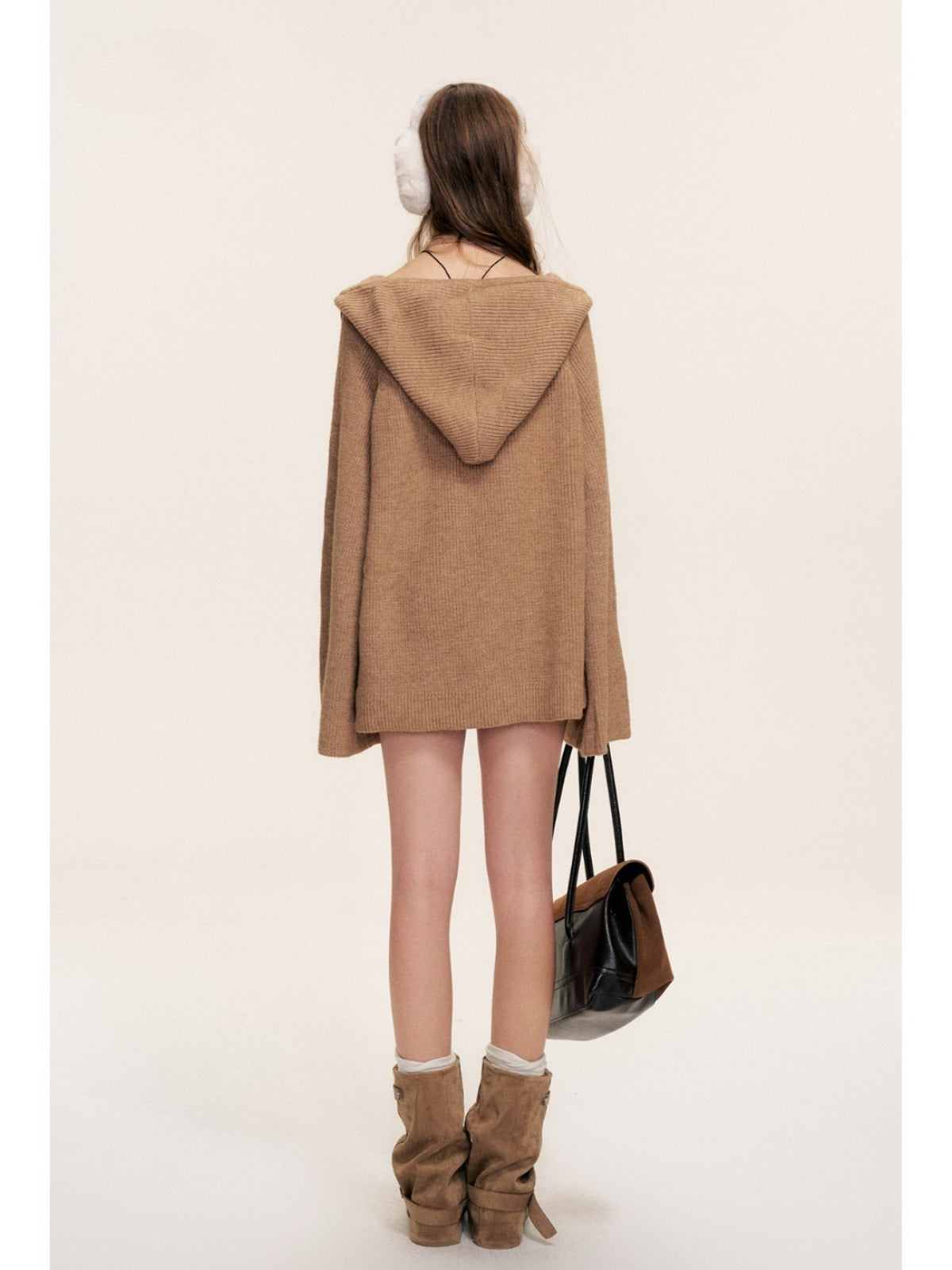 Halter Hooded &amp; Three Piece Knit Set