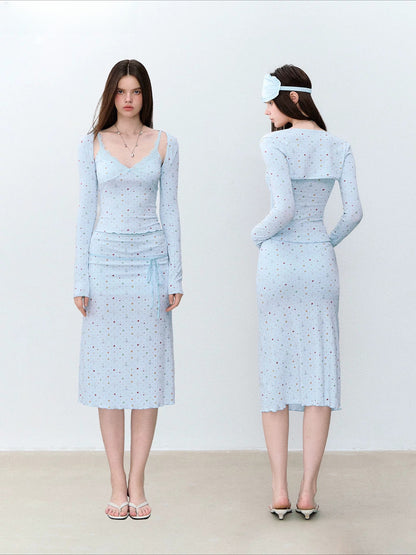 Fruit Print Three-Piece Set