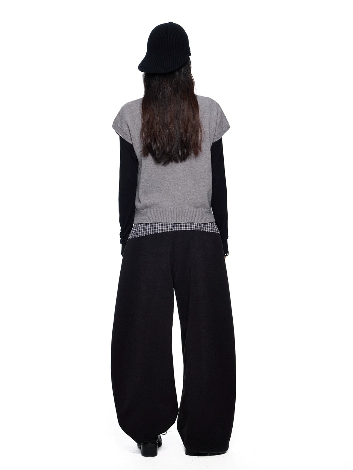 Korean Wool Knit Vest Cardigan