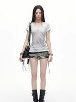 Gradient Rhinestone Tee