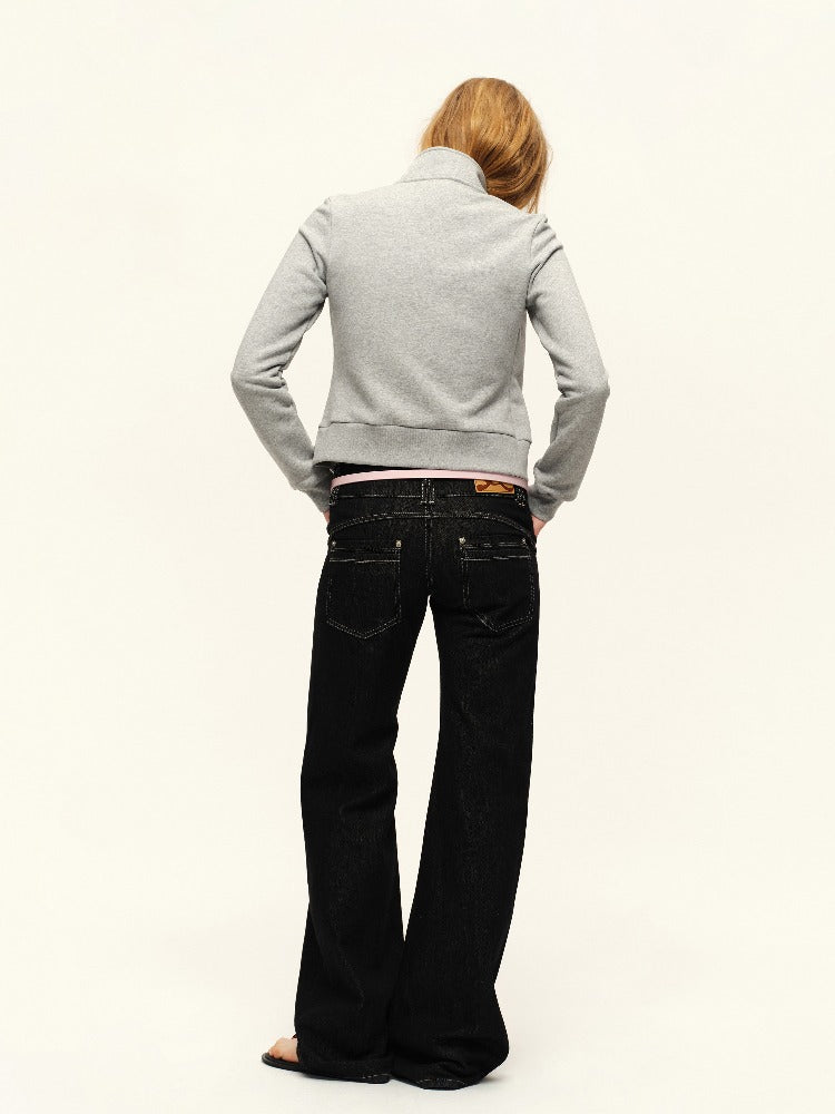 Vintage Low-Rise Straight Jeans