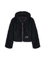 Oversize Faux Fur Hooded Coat
