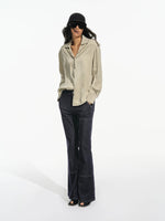 Raw Denim Flare Jeans
