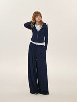 Colorblock Hoodies & Pants Set