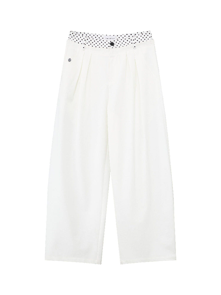 Polka Dot Waist Trousers