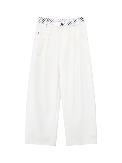 Polka Dot Waist Trousers