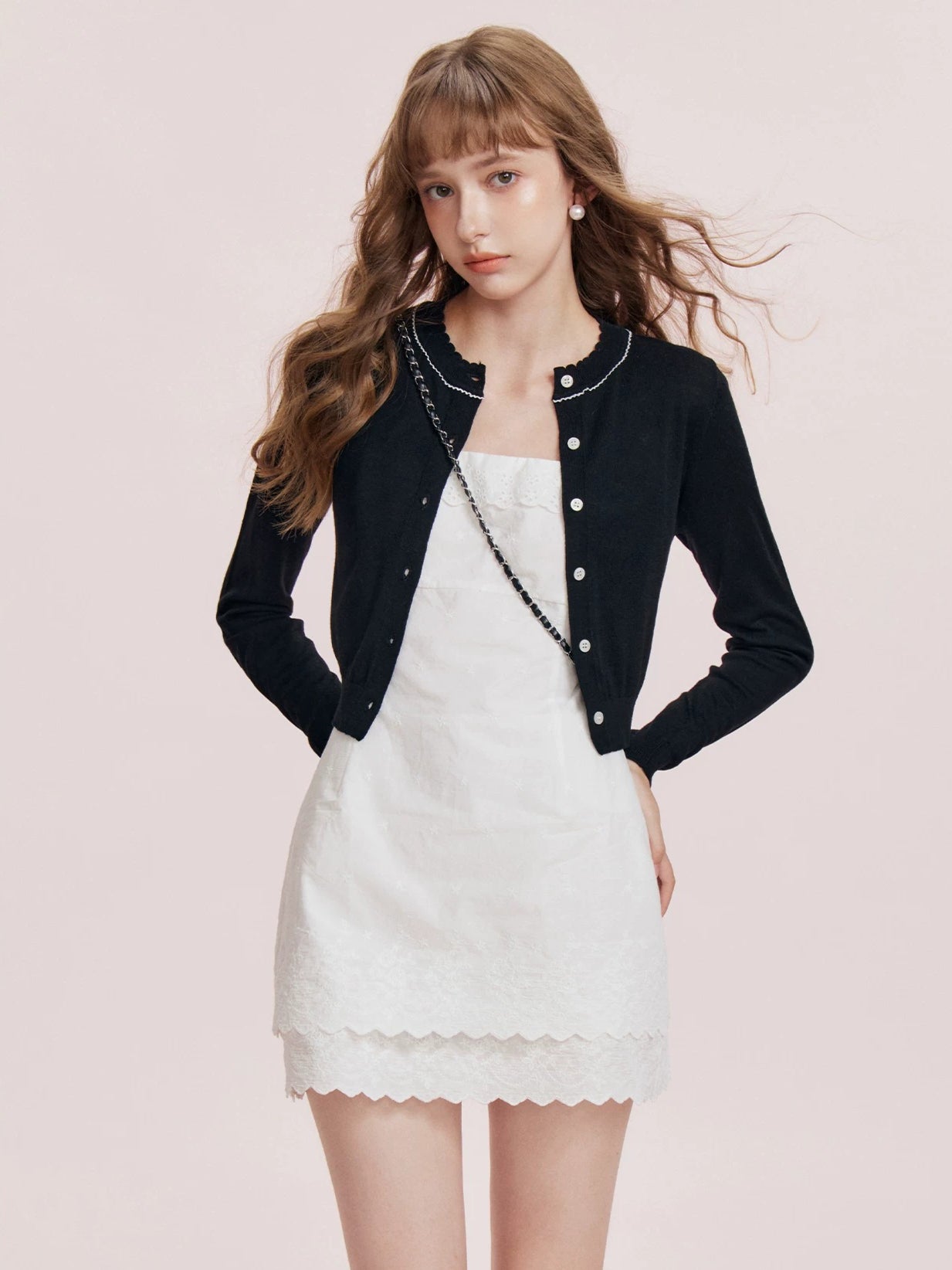Wool Wave Cardigan