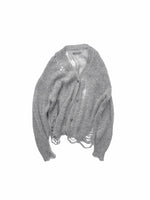 Mohair Star Cutout Cardigan
