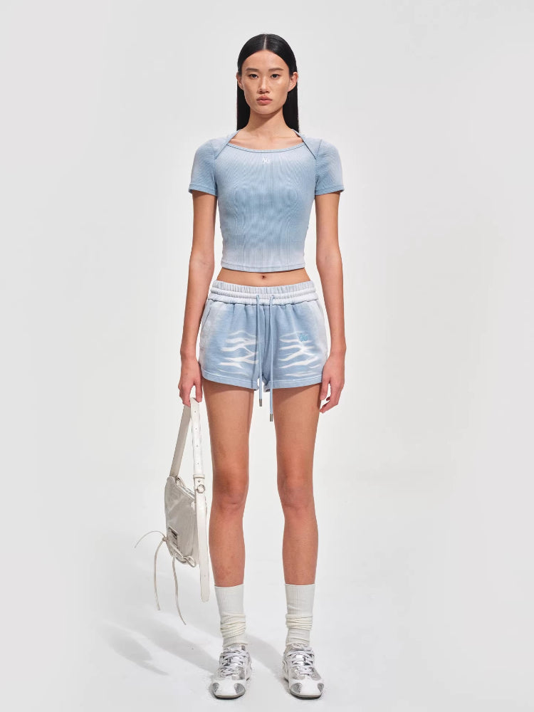 Equestrian Washed Crop Tee