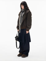 Hooded Button Jacket