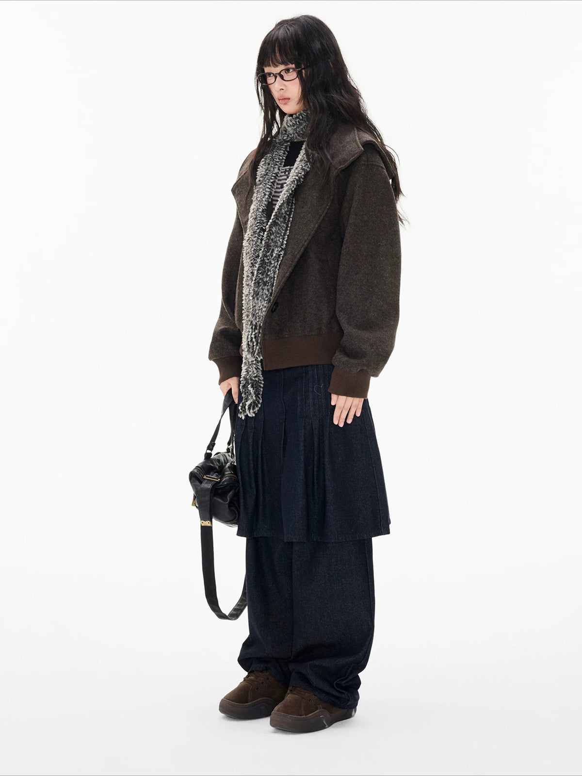 Hooded Button Jacket