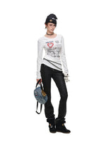 Comic Cutout T-Shirt Dress