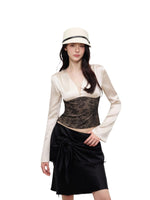 Lace Acetate Blouse