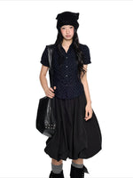 Ruched Puff Sleeve Shirt