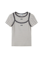 Stripe Tee & Cami Set