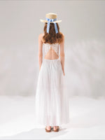 Pearl Texture Tiered Skirt