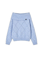 Cutout Shoulder Sweater