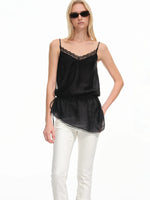 Lyocell Satin Lace Cami Top