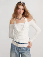 Off Shoulder Draped Top