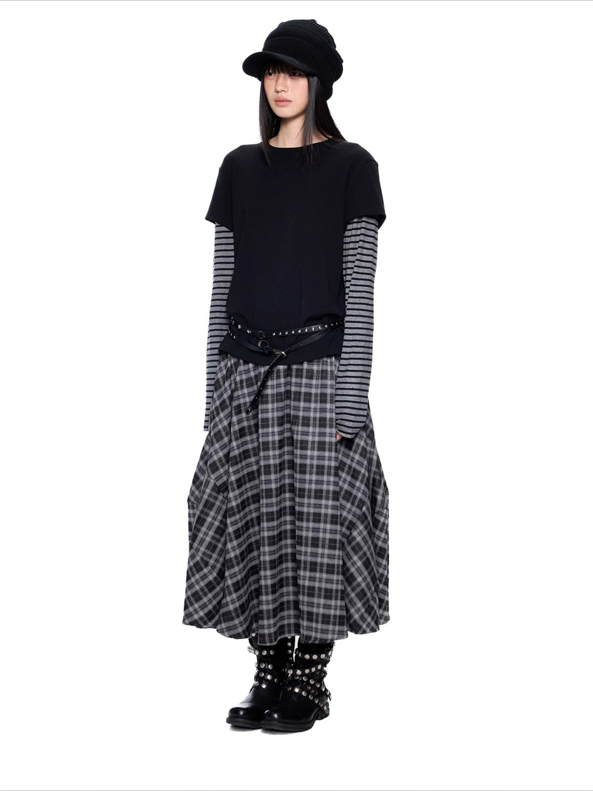 Faux Layered Stripe Tee