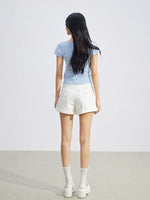 U-Neck Slim Basic Tee
