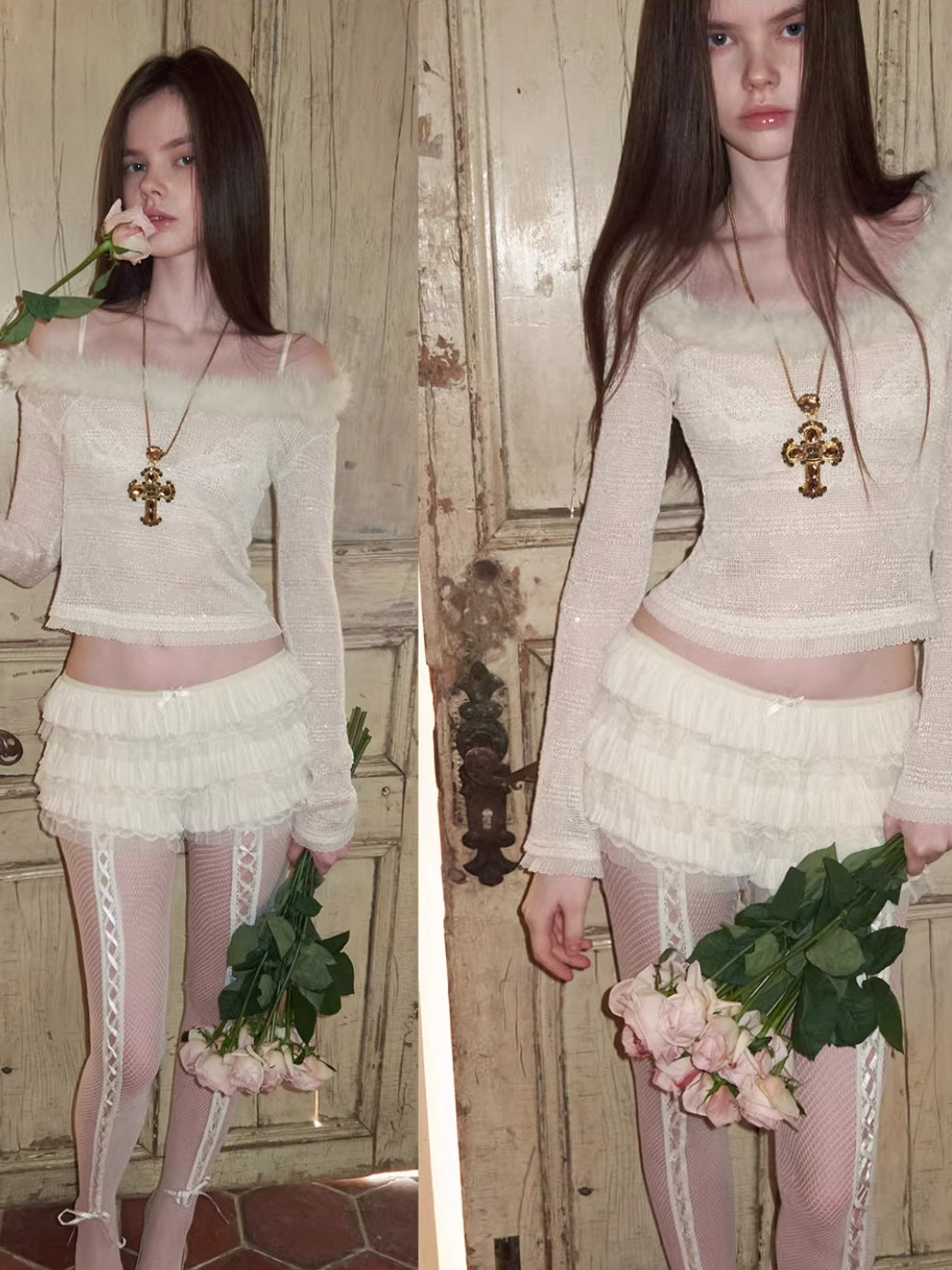 Lace Mesh Soft-Wire Bra