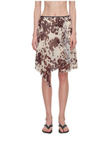 Irregular Flowy Mesh Skirt