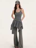 Modal Wrap Flare Pants
