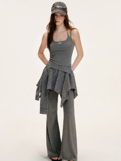 Modal Wrap Flare Pants
