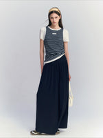 Linen Blend Wide Pants