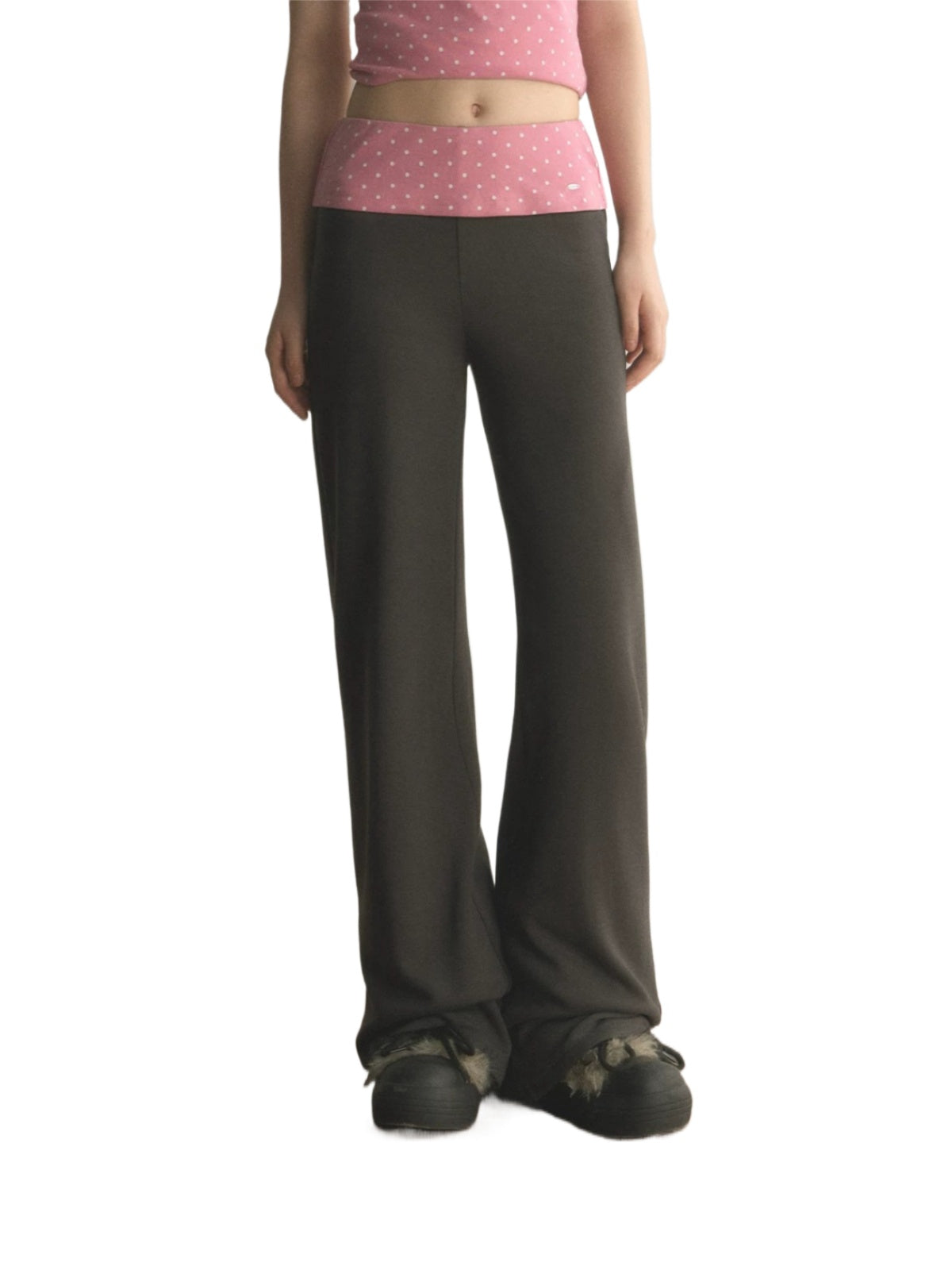 Polka Dot Flare Pants