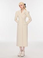 Wool-Blend Hourglass Double-Faced Coat
