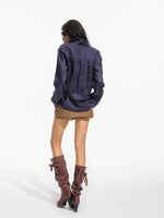 Linen V Neck Shirt