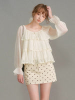 Chiffon Ruffle Blouse