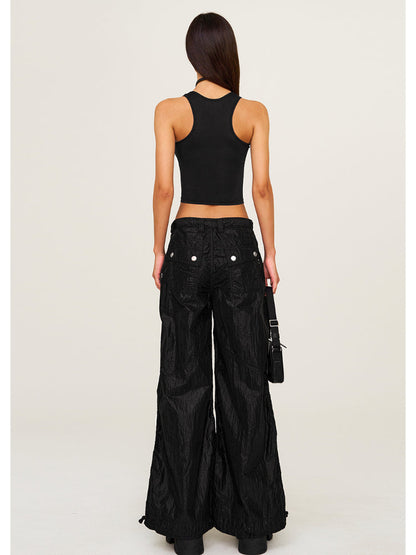 Mesh Quick Dry Waist Cinching Short Sling
