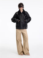 Khaki Leopard Pocket Pants