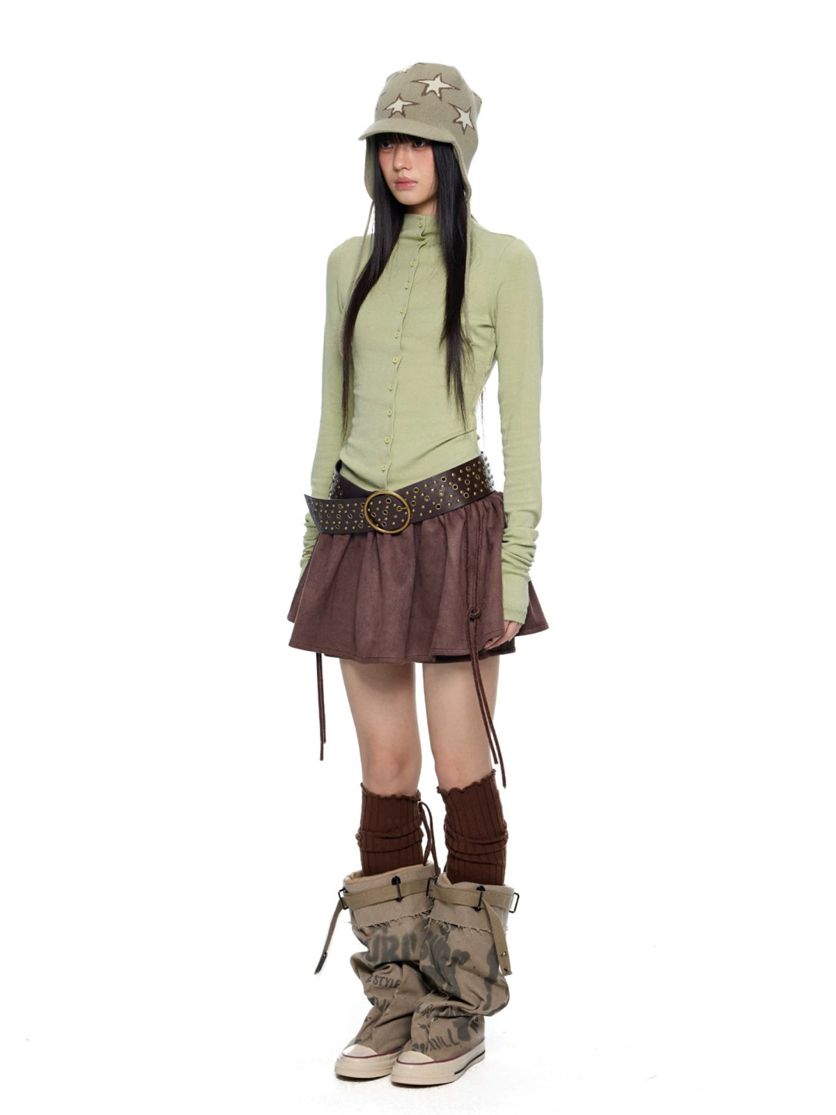 Lightweight Ruched Long Sleeve Top