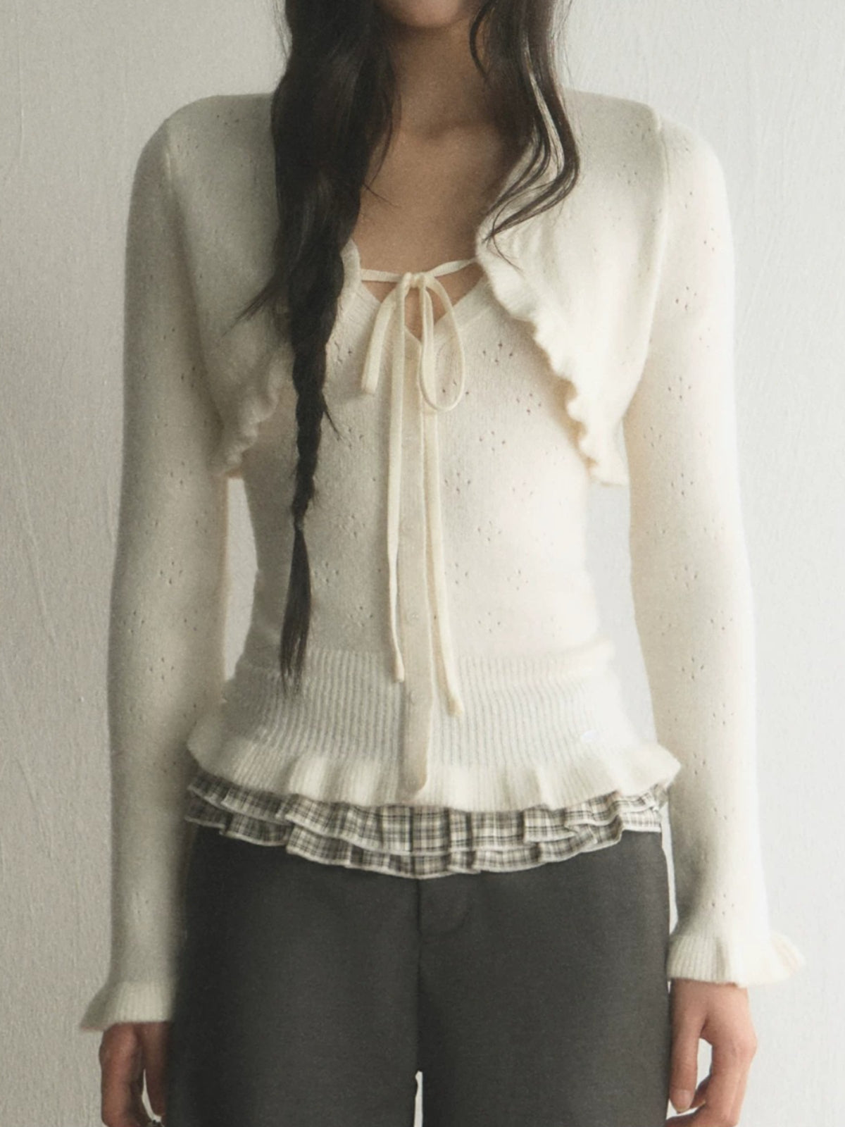 Lace Knit Layer Set