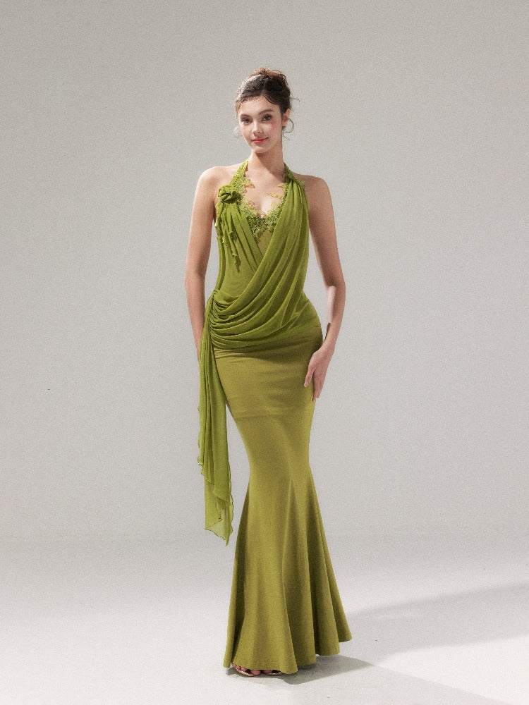 Draped Knit Mesh Set