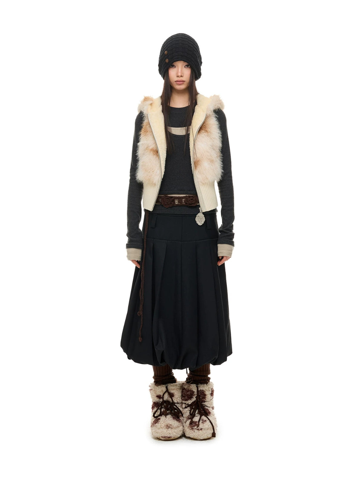 Leopard Faux Fur Vest