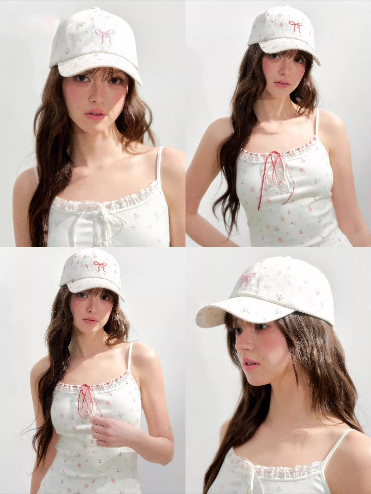 Floral Embroidered Cap